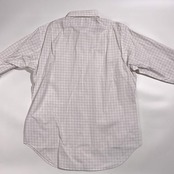 90s 00s Polo by Ralph Lauren ポロ ラルフローレン PHILIP グラフチェック 長袖 ワイシャツ ドレスシャツ 42-84 /ホワイト×ピンク×紺 メンズ ビンテージ