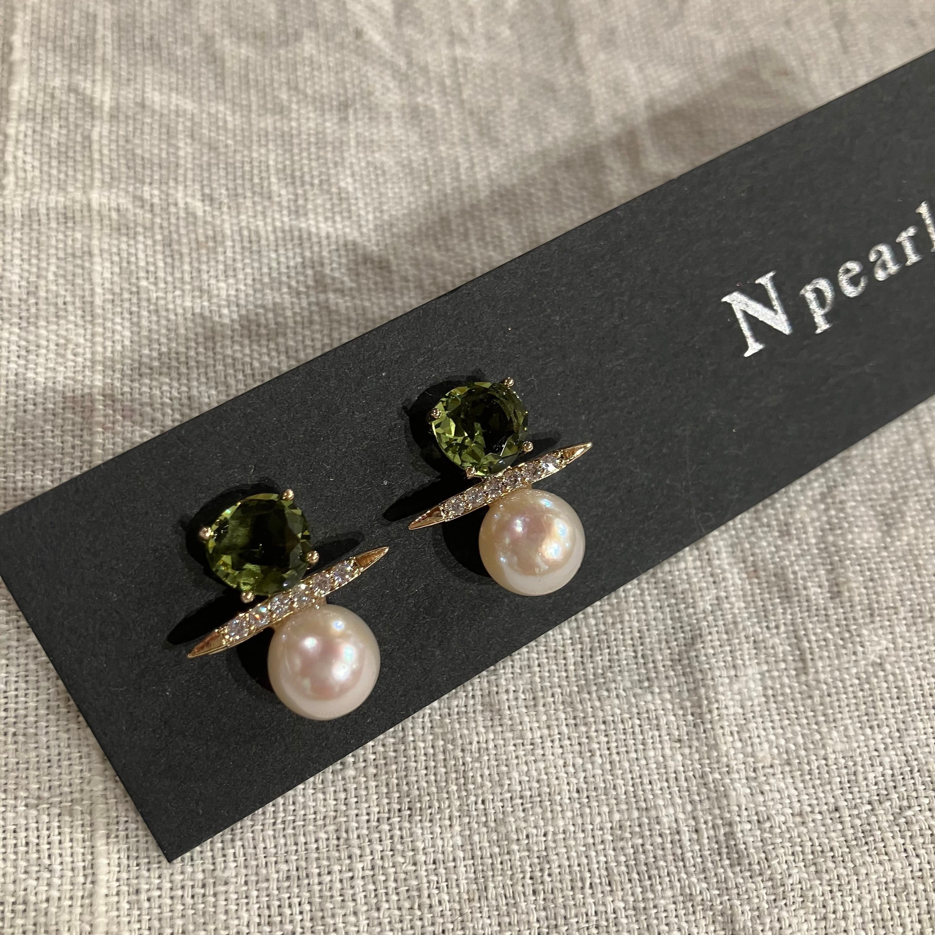 【1/25までのpop-up期間限定】愛媛宇和島産 本真珠 パールピアス N pearl