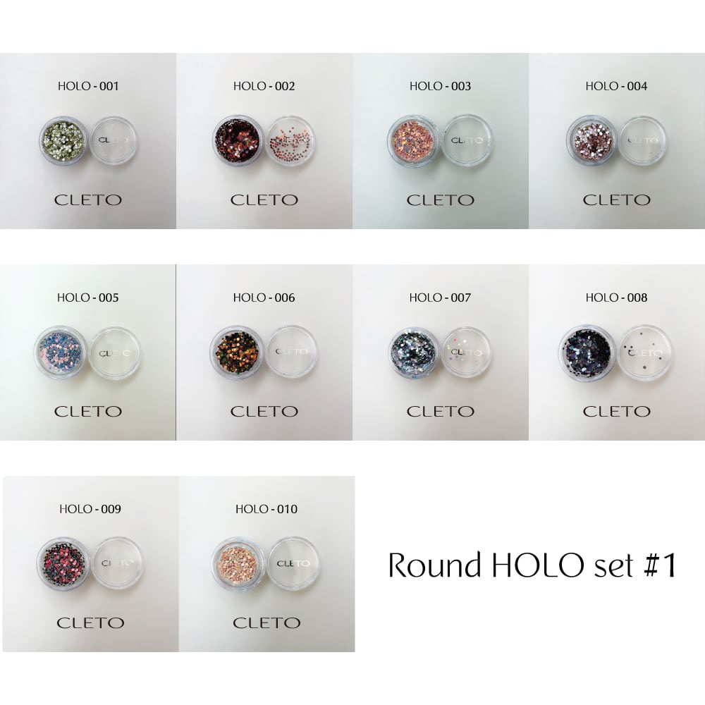 Round HOLO set #1 | CLETO / loade