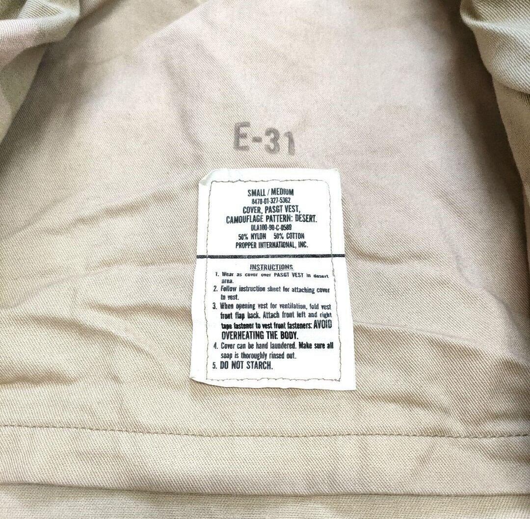 ◇ 90s VINTAGE ◇ US Army PASGT Body Armor vest desert camo | HUT