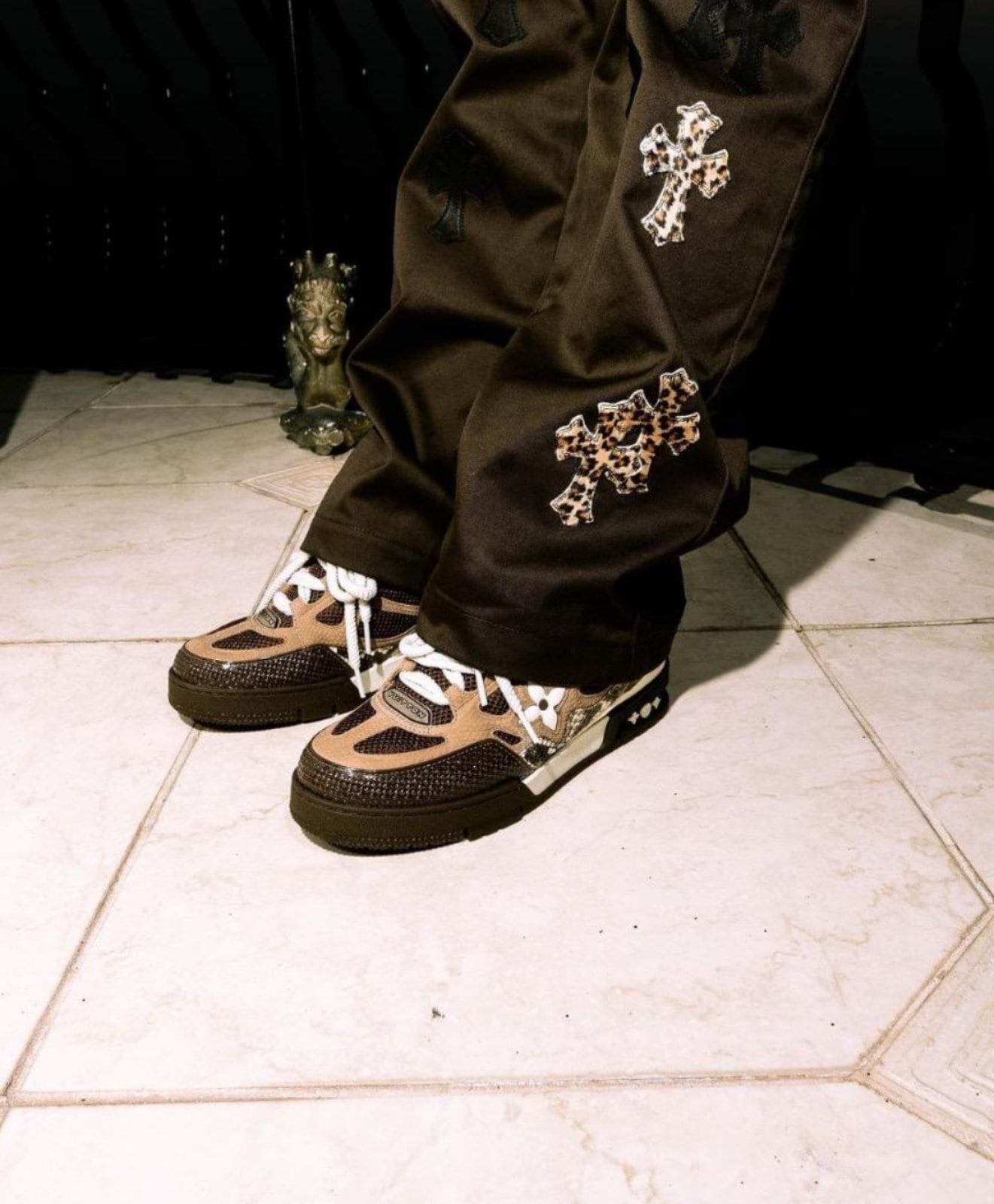 CHROME HEARTS クロムハーツ Cheetah Cross Chino チノパン CHROME HEARTS クロムハーツ Cheetah Cross Chino チノパン