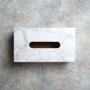 【RESTOCK】MARBLE TISSUE BOX - White