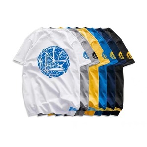 【トップス】WARRIORS 高品質なバスケットボール半袖Tシャツ（好きな名前と数字をカスタマイズできる） 2203012250Y