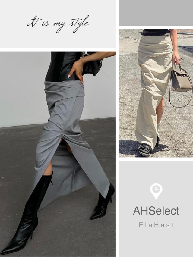 スリットロングスカート