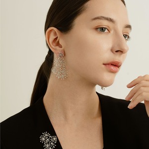 Silver pierced earrings SMA26ピアス