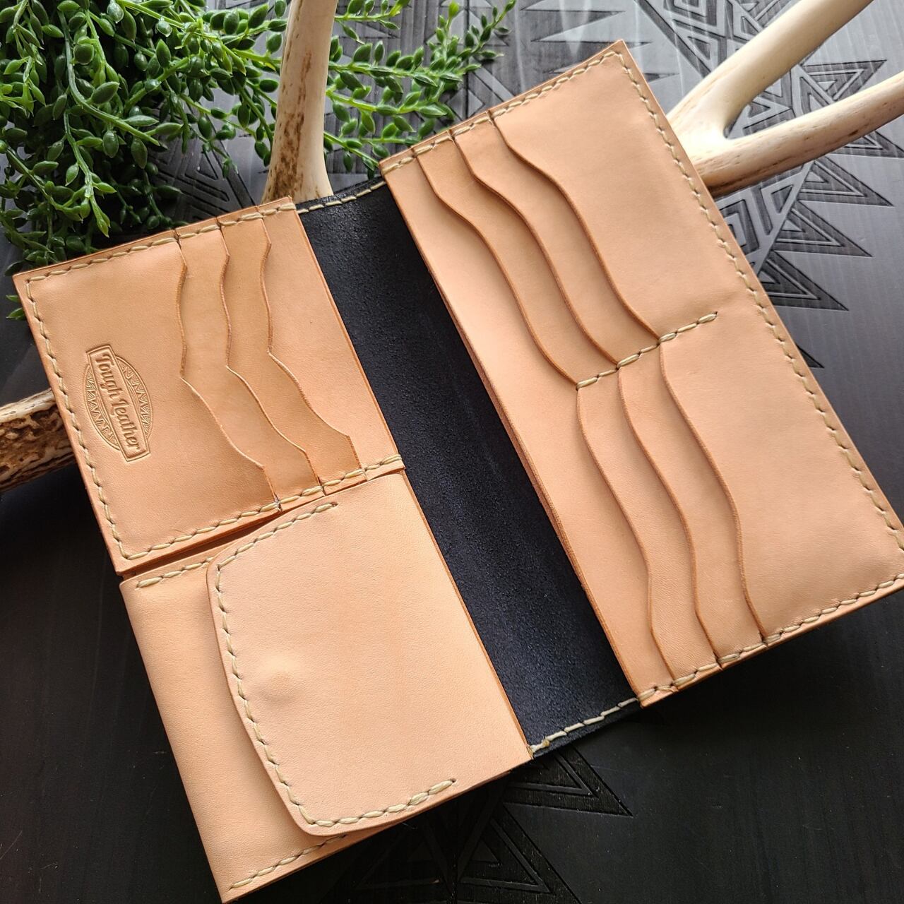 ALWAYS-B(オールウェイズB) ロングウォレット/ブラック/本革長財布