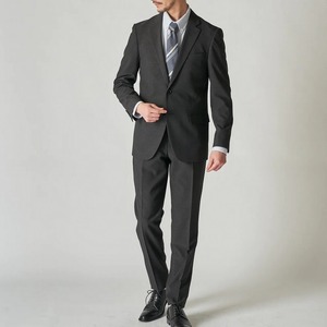 4-Way Stretch Washable Suits　Black Shadow Check