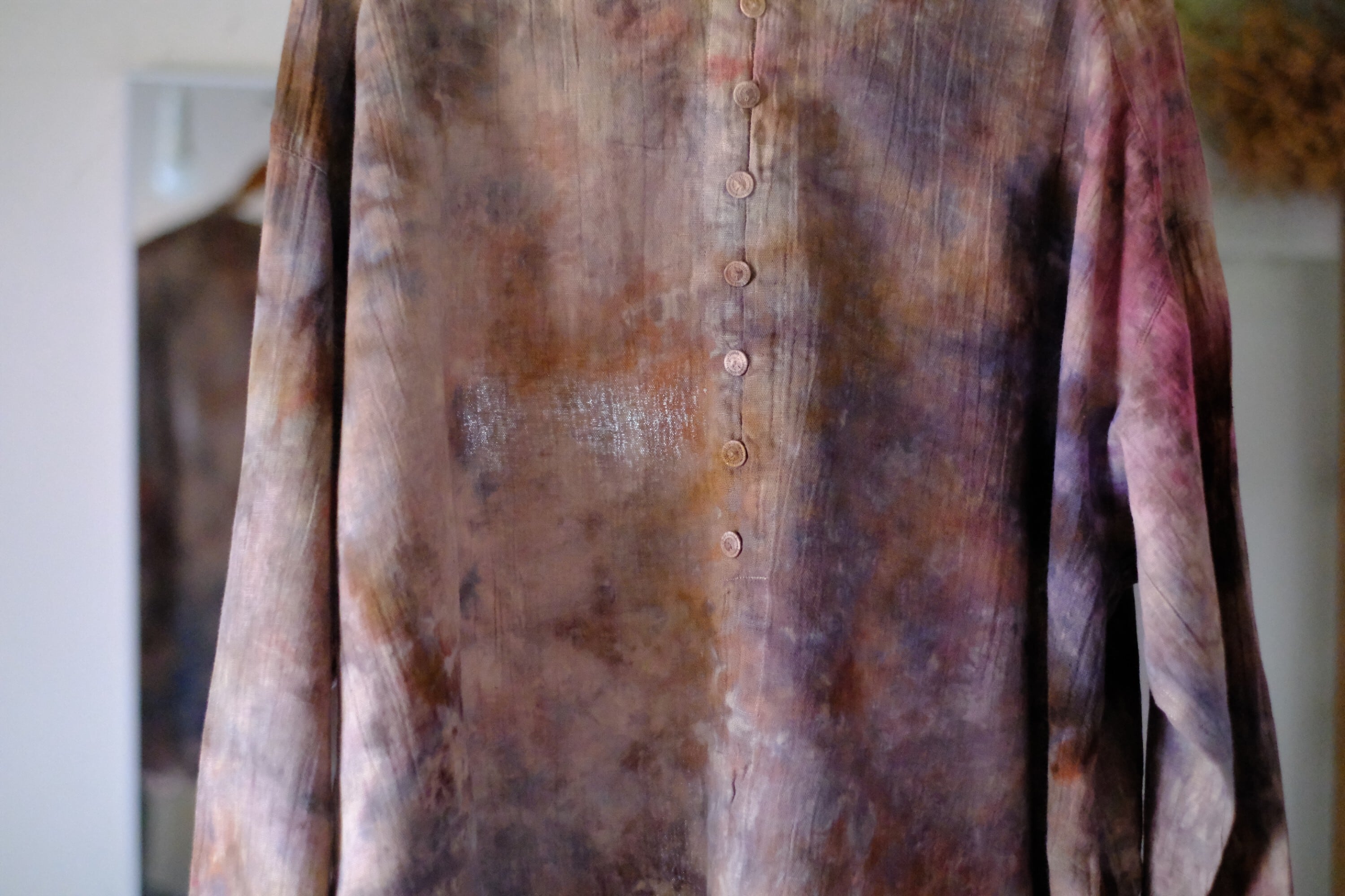 【remake】糸ボタンのシャツ u-0209