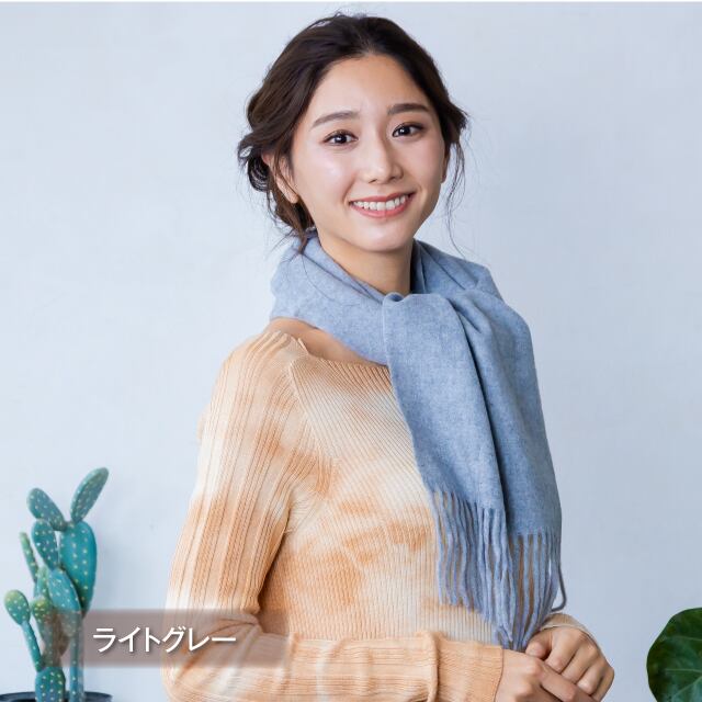 GOBI マフラー カシミヤ 100% レディース メンズ 男女兼用 190cm×30cm