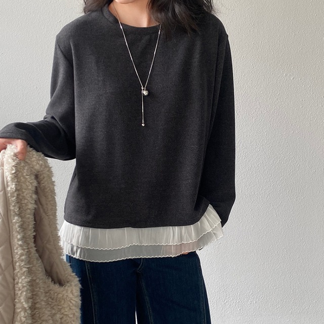 frill layered cut-and-sew　J00379