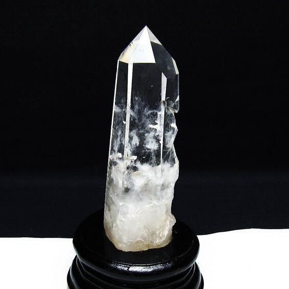 水晶 六角柱 台座付属 一点物  152-3104