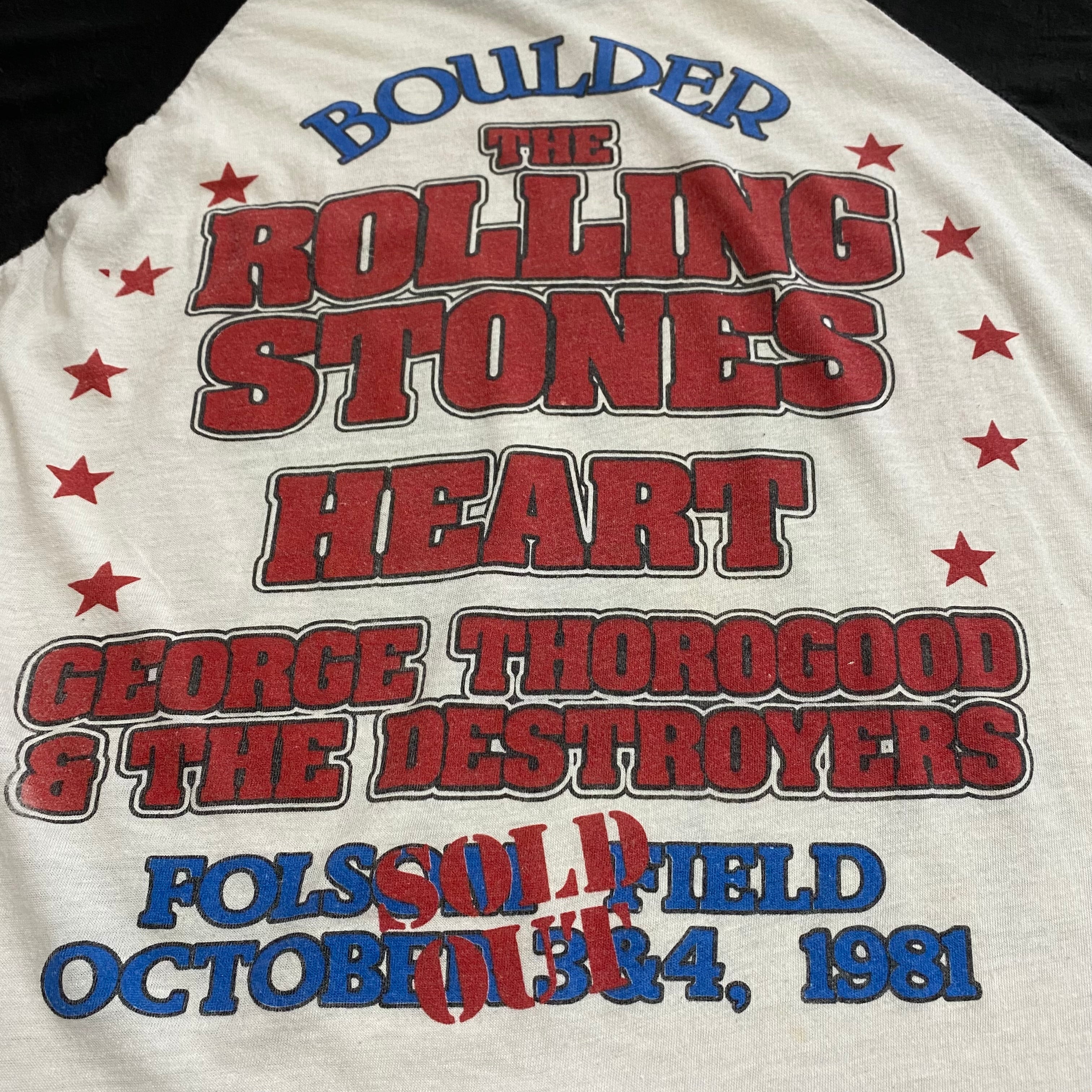 80年代 USA製 size:L【 THE ROLLING STONES 】ローリング