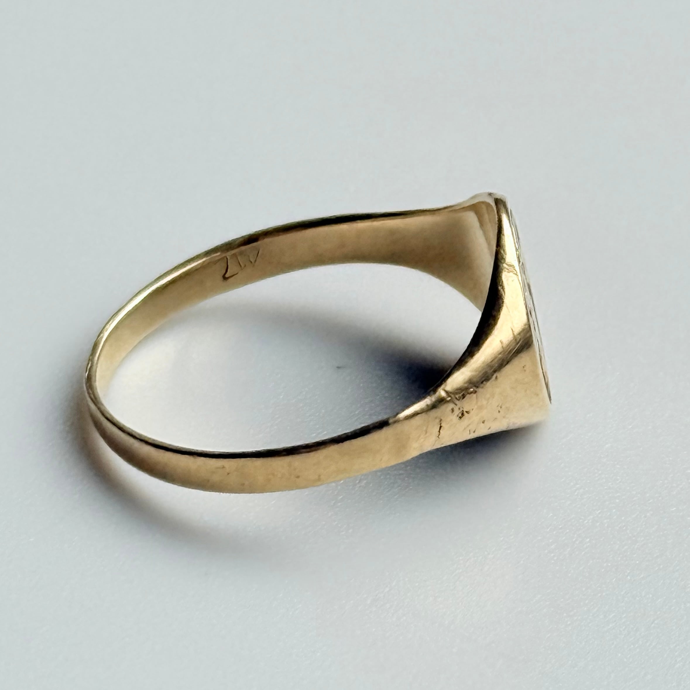 Ralphlorenラルフローレン signet ring シグネットリング 10k gold 12