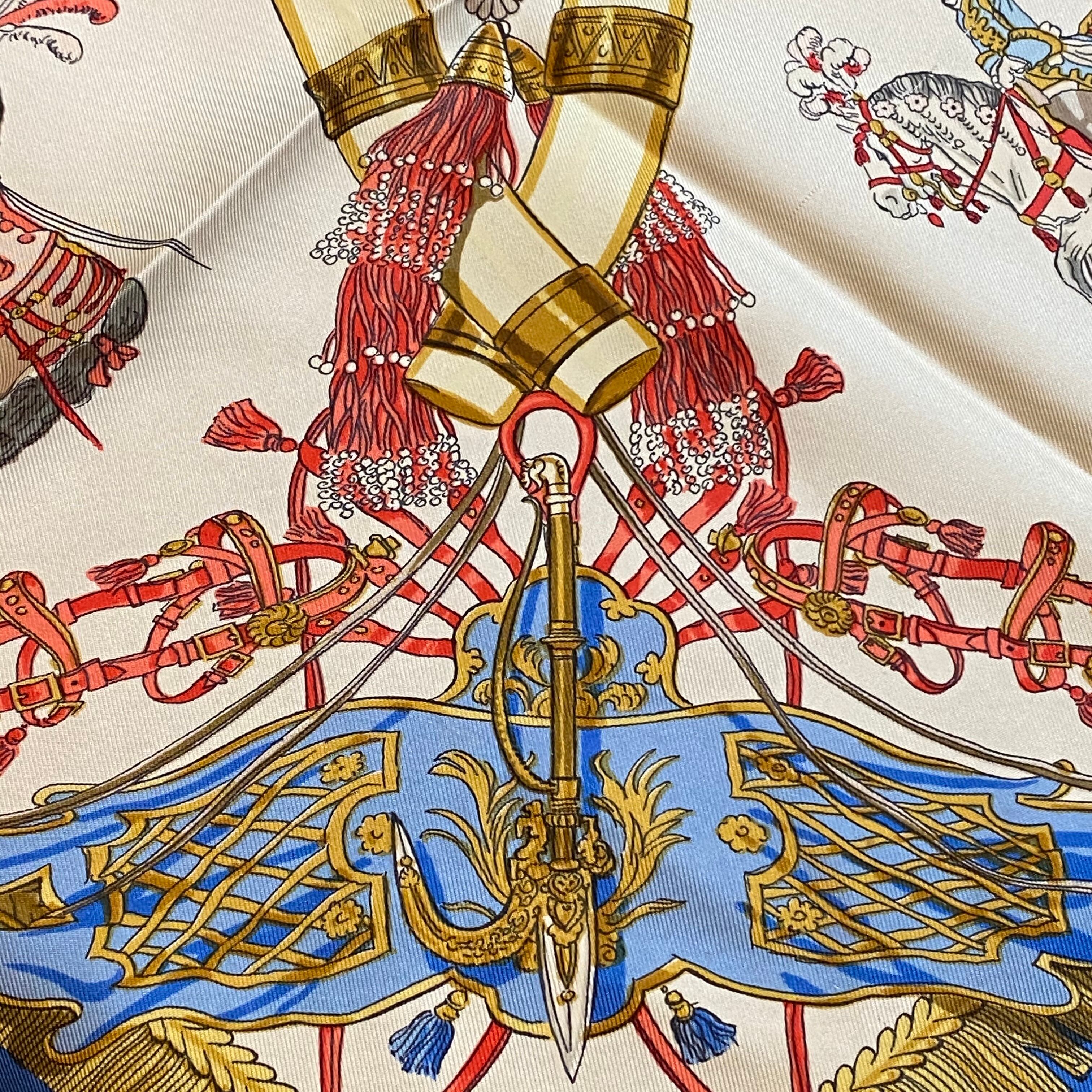 hermes carre 90 “caparacons de la france et de l'inde” | NOIR ONLINE