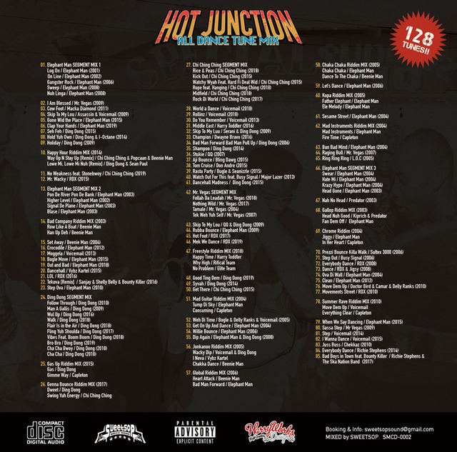 CD】SWEETSOP presents HOT JUNCTION - ALL DANCE TUNE MIX 2001~2019 - |  SWEETSOP MUSIC WEB STORE