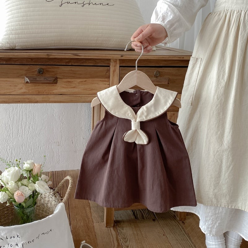 BABY&KID】レトロノースリーブワンピース | Betty