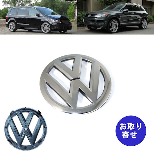 純正OEM エンブレム バッジ 7P6853601A フロント Volkswagen Sharan 7N Touareg 7P フォルクスワーゲン シャラン トゥアレグ