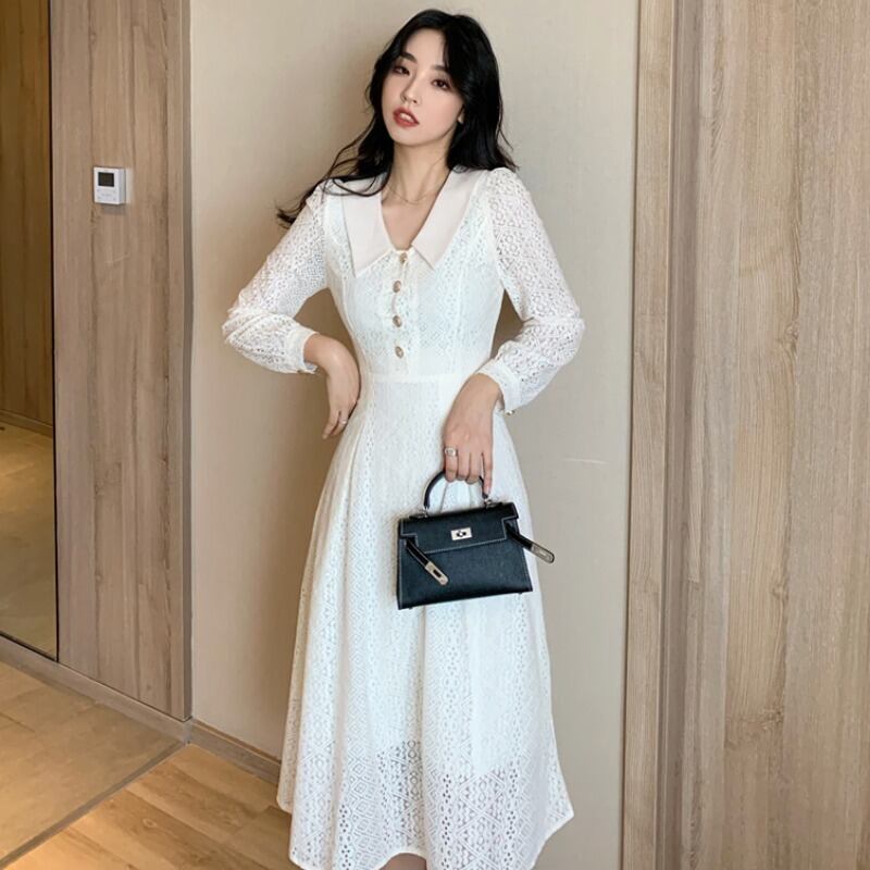 スプリングレースドレス 春物 YY-ファッション82038388056