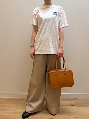 CU4-34 USED 90s TEE "REIMS STHLETICS MEETING" -WHITE-