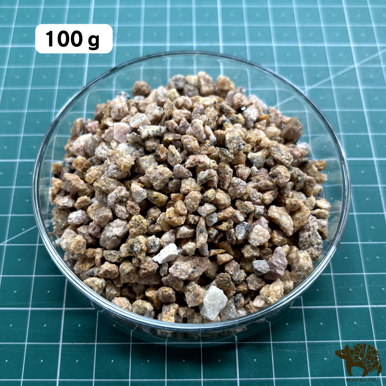 【100g単位】テラクラッシュストーン 約3-6mm 自然な色味の茶色い細かい砂利 少量から購入可能 水槽の砂利やテラリウムの石、アメリカ風な植物(アガベ)の鉢植えの化粧砂利におすすめ