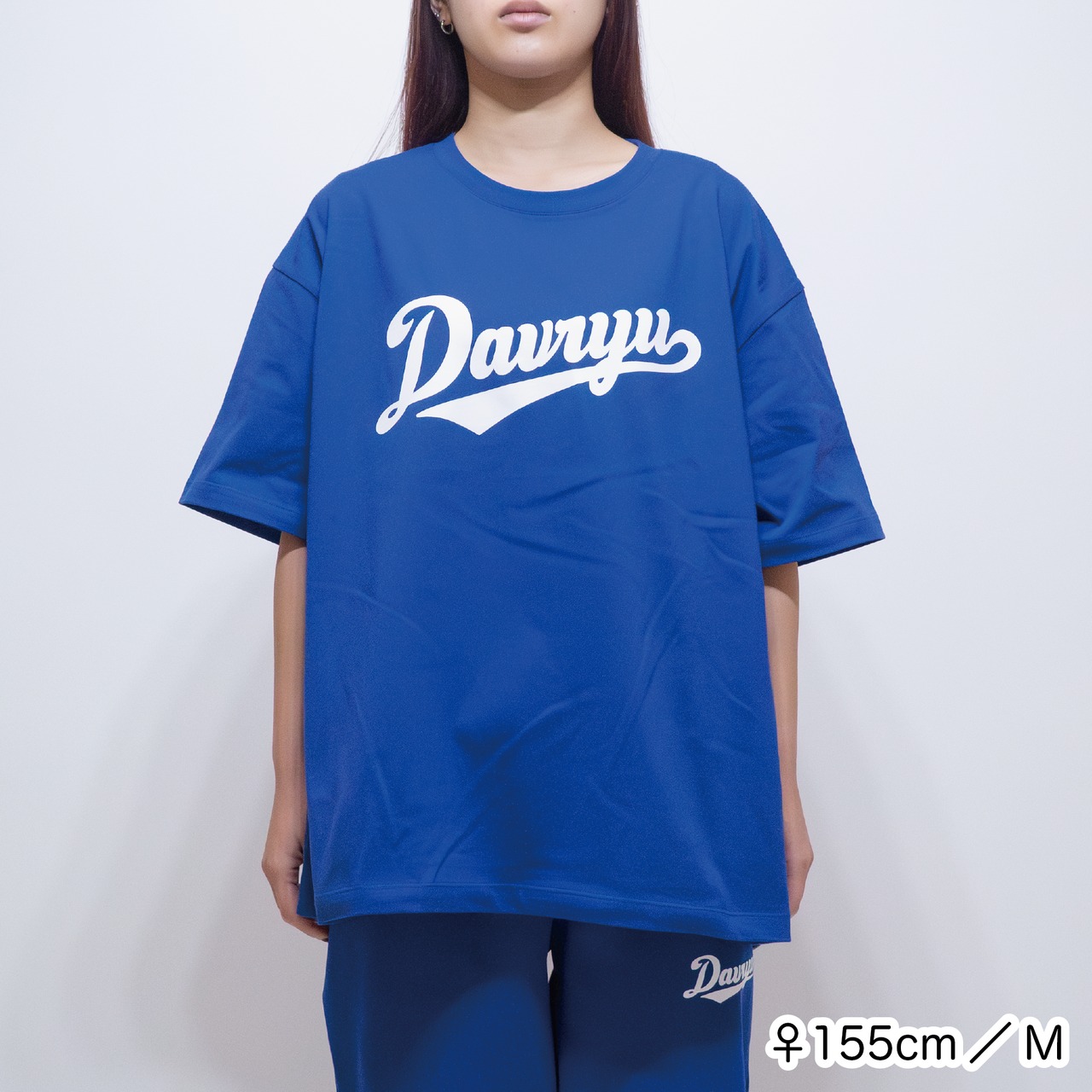 DAVRYU samurai Boxy TEE [ドジャーブルー]