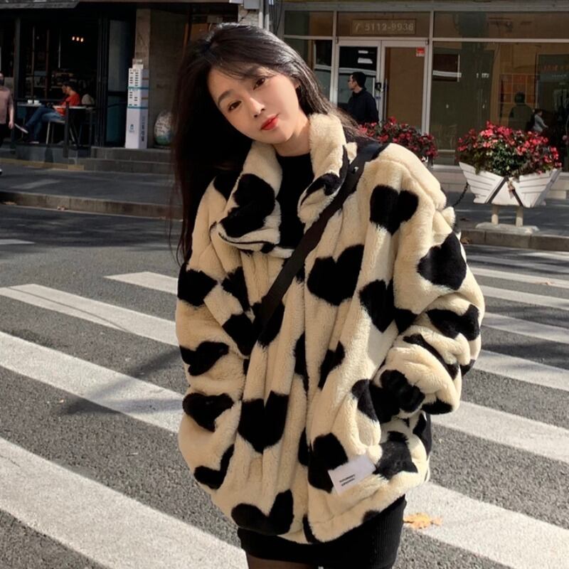 ウールコート オータムウィンターカジュアルルーズジャケット コットン 秋物 冬物 YY-ファッション84646452840