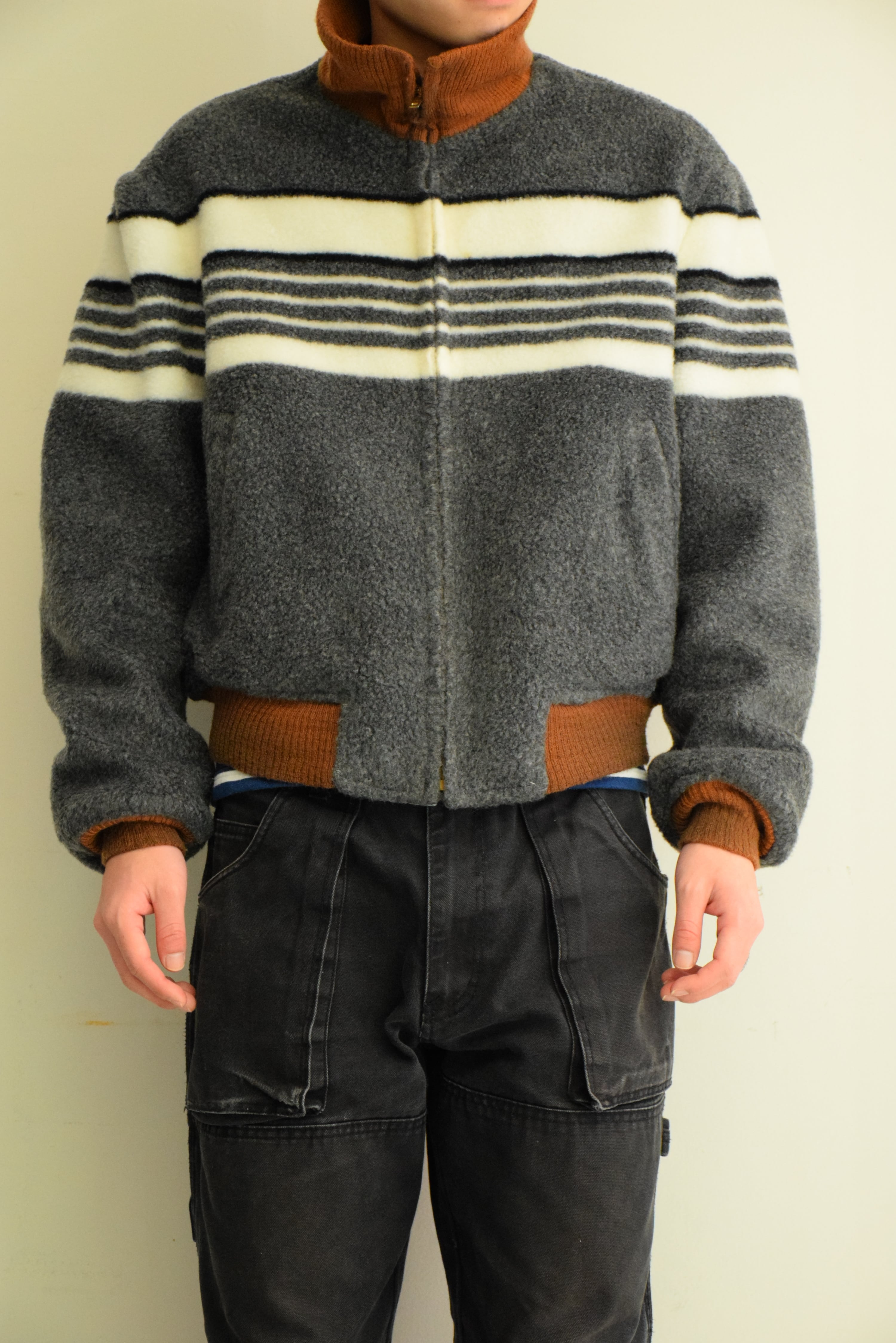 50〜60's McGREGOR リバーシブル ジャケット メンズ 42 グレー