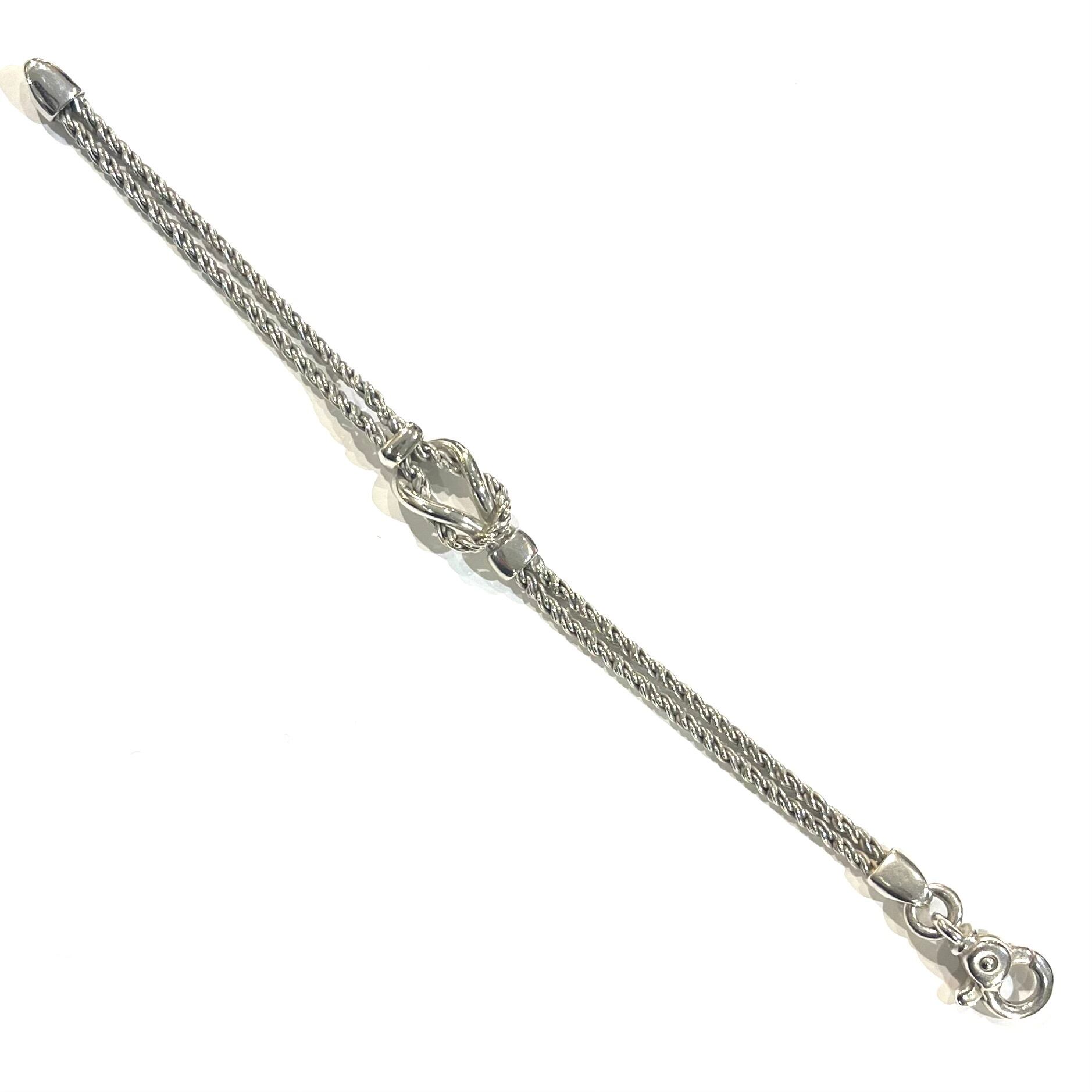 希少【TIFFANY&CO.】 2137 ティファニー アンドコーツイストノット