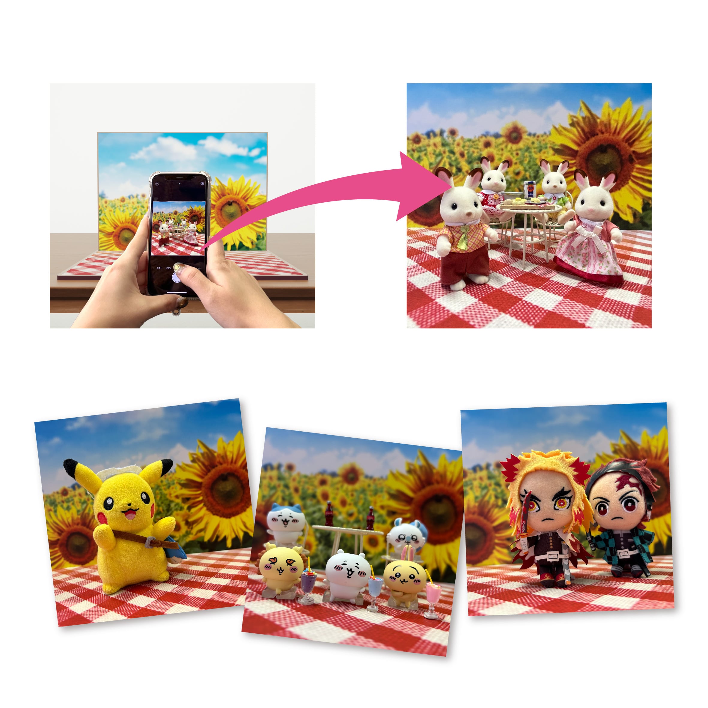 フィギュア用撮影ブースセット018（figure photo booth set 018