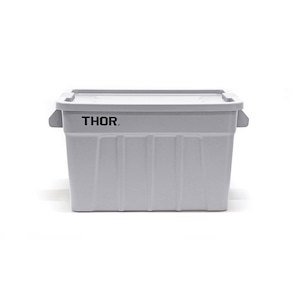 THOR Large Totes With Lid 75L DC "Light gray"/ソー/コンテナ/ポリエチレン/収納用品/アウトドア