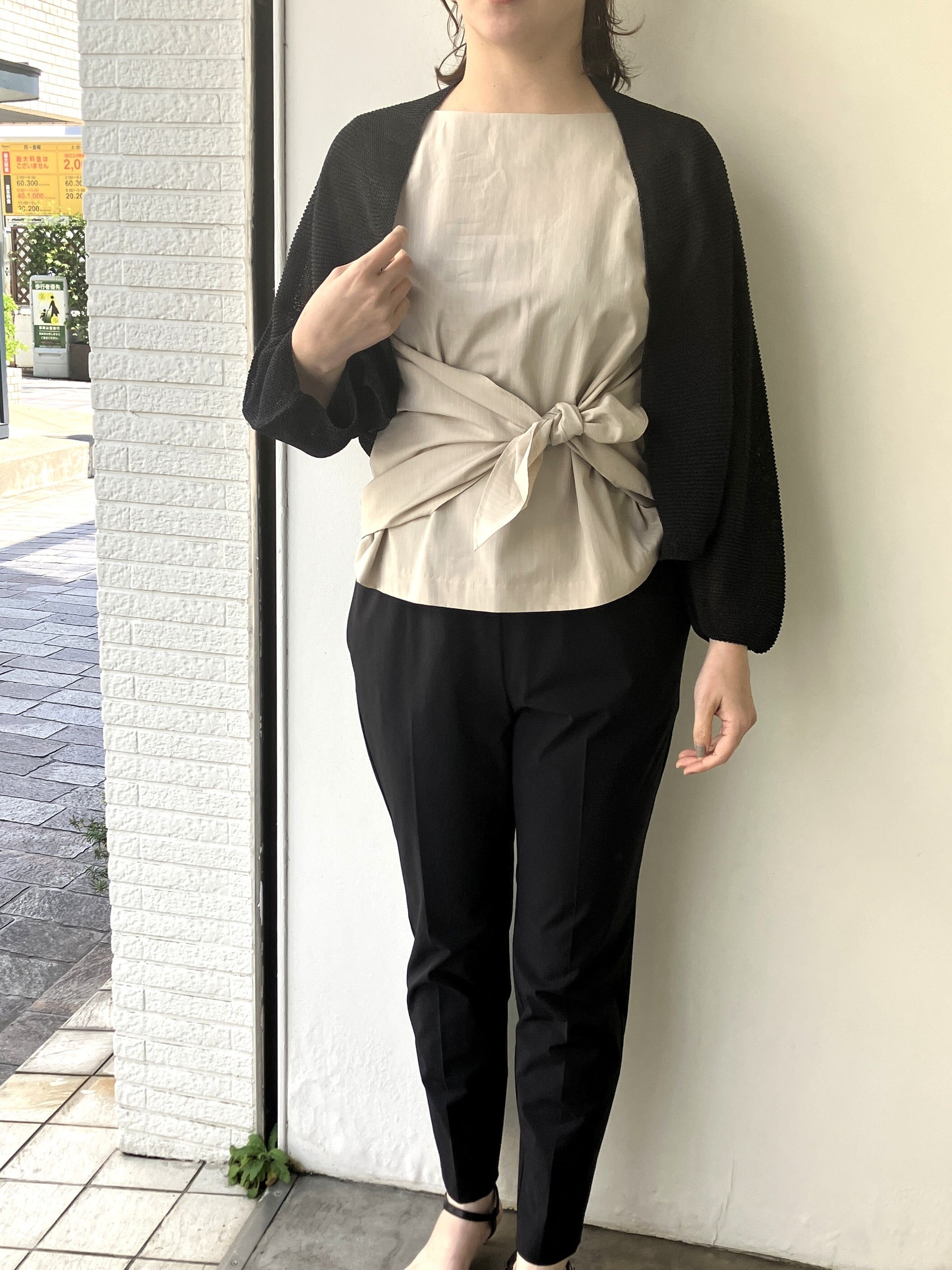 Camifineカーディガン(ブラック)