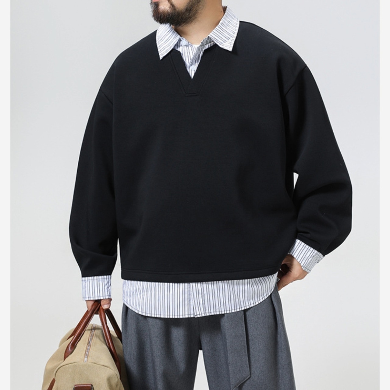 Layered Collar Pullover　TB2618・画像5
