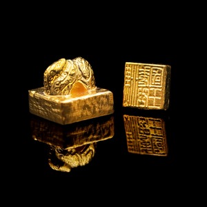 純金製【漢委奴国王の金印】100g【JUNGOLD】