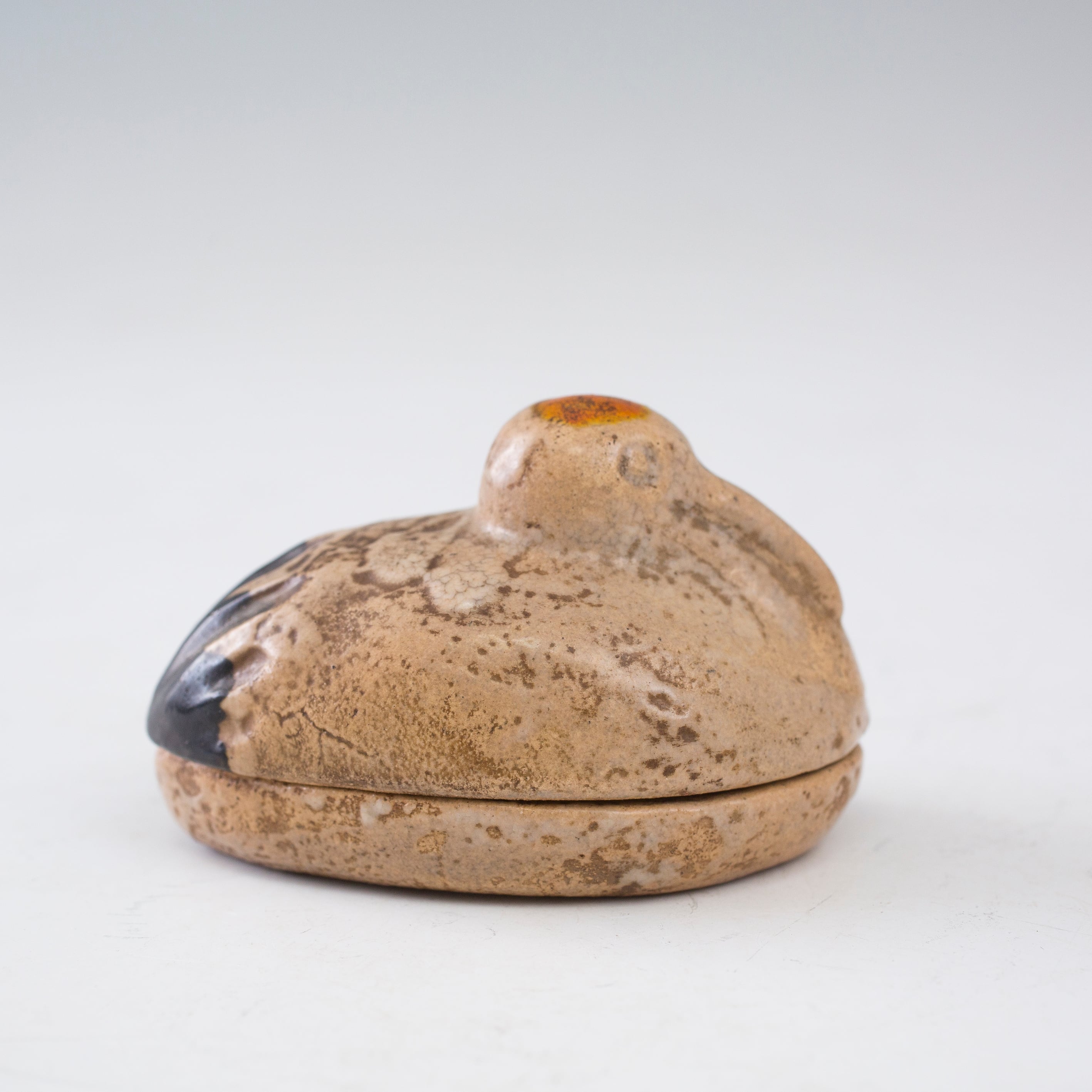 時代物　骨董品　古志野香合　 茶道具 時代物 骨董品 古志野香合 茶道具 茶道具 時代物 志野焼 香合 骨董品