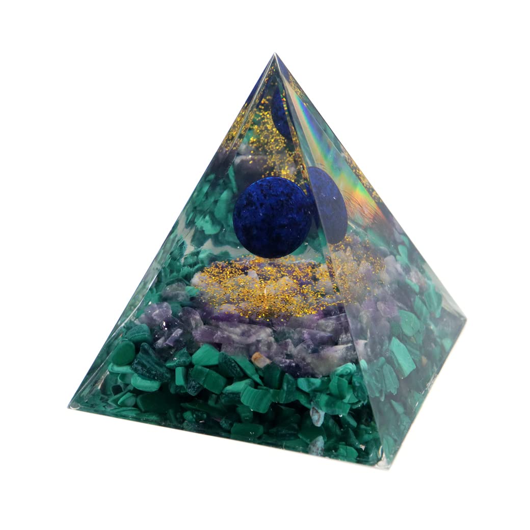 金針水晶（ゴールドルチルクォーツ）丸玉 約53.9mm 置き物・インテリア