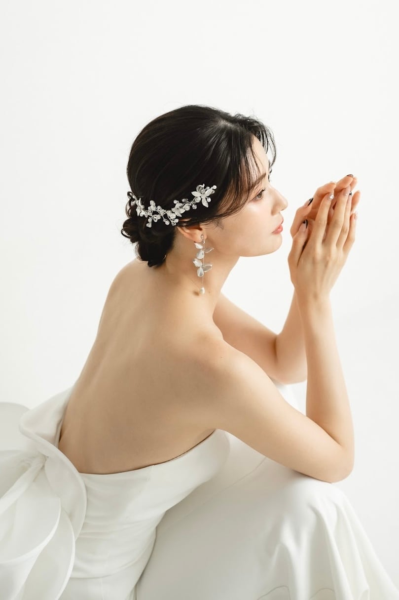シュタイフ　ウェディングベア　花嫁　29cm HD-106】ヘアアクセサリー | BRIDE ME