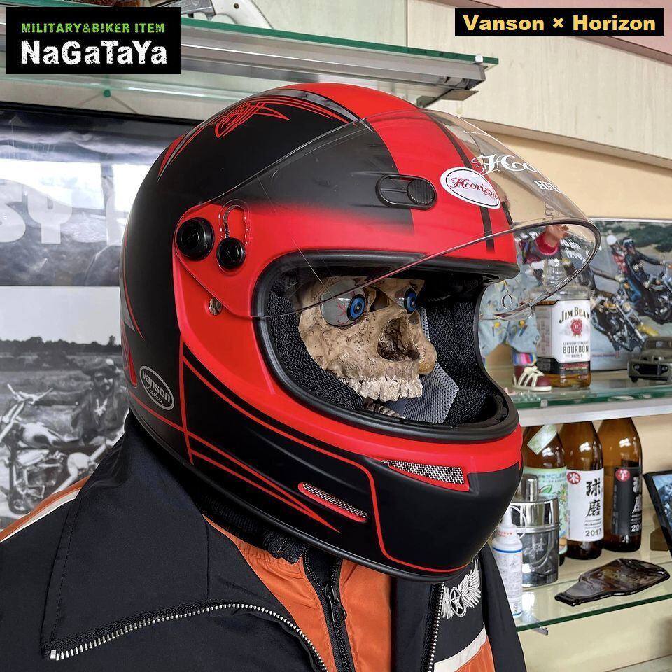 vanson Horizon ヘルメット Mサイズ バンソン ホライズン - オートバイ ...
