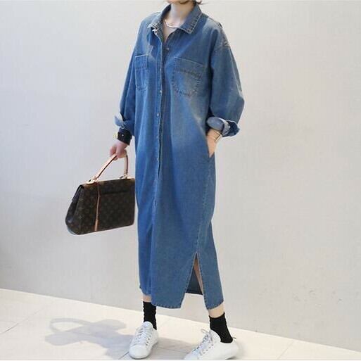 秋新作 ワンピース レディース ロングワンピース シャツワンピース ロング丈長袖 ニットワンピース ロング 大きいサイズ ワンピース 韓国 ワンピース 秋 冬 ワンピースロング 長袖 デニムロングワンピース 大きいサイズ ロングワンピース Viento