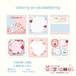 バラメモ349.cherry or strawberry