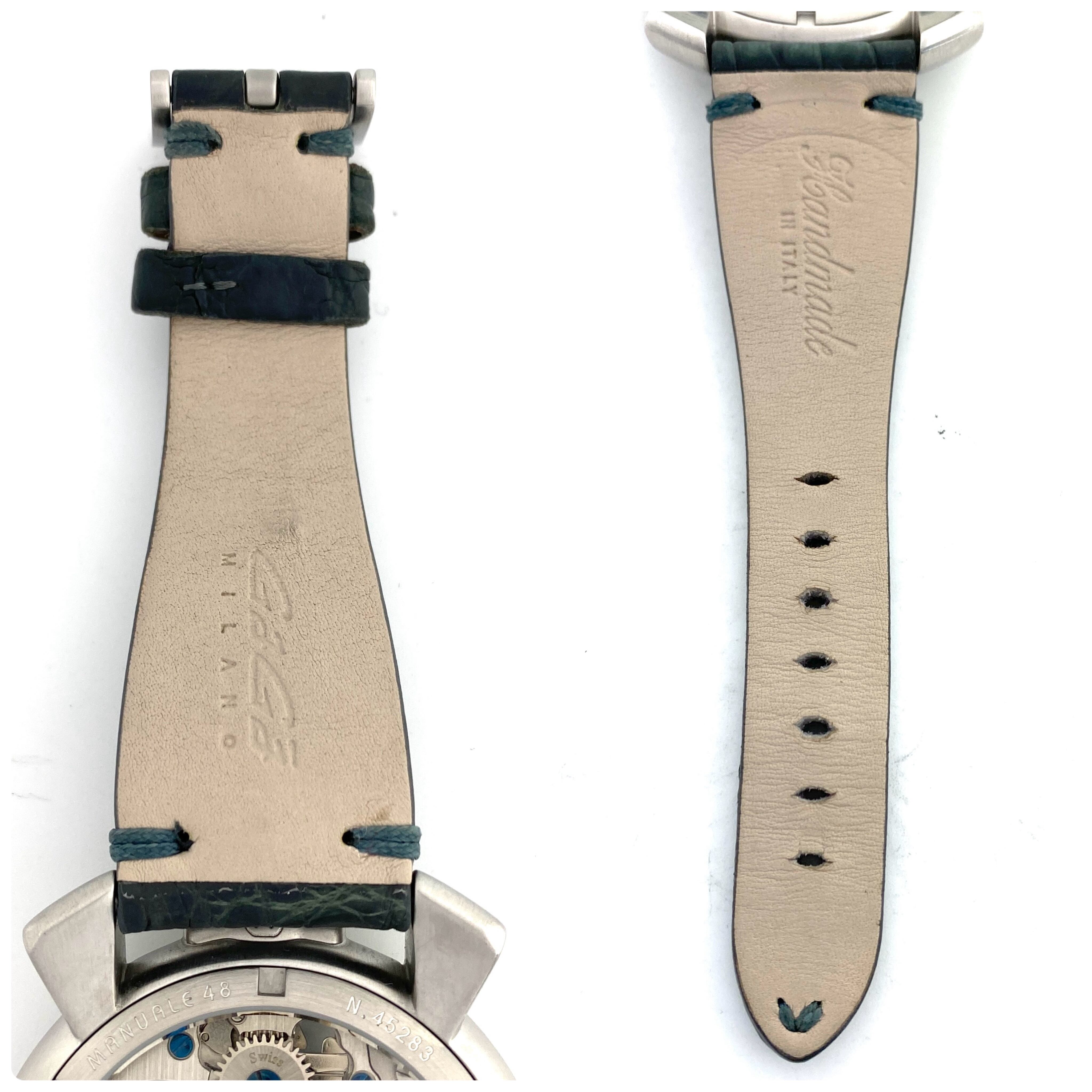 腕時計 メンズ ガガミラノ GaGa MILANO マヌアーレ48 5310.02 手巻き