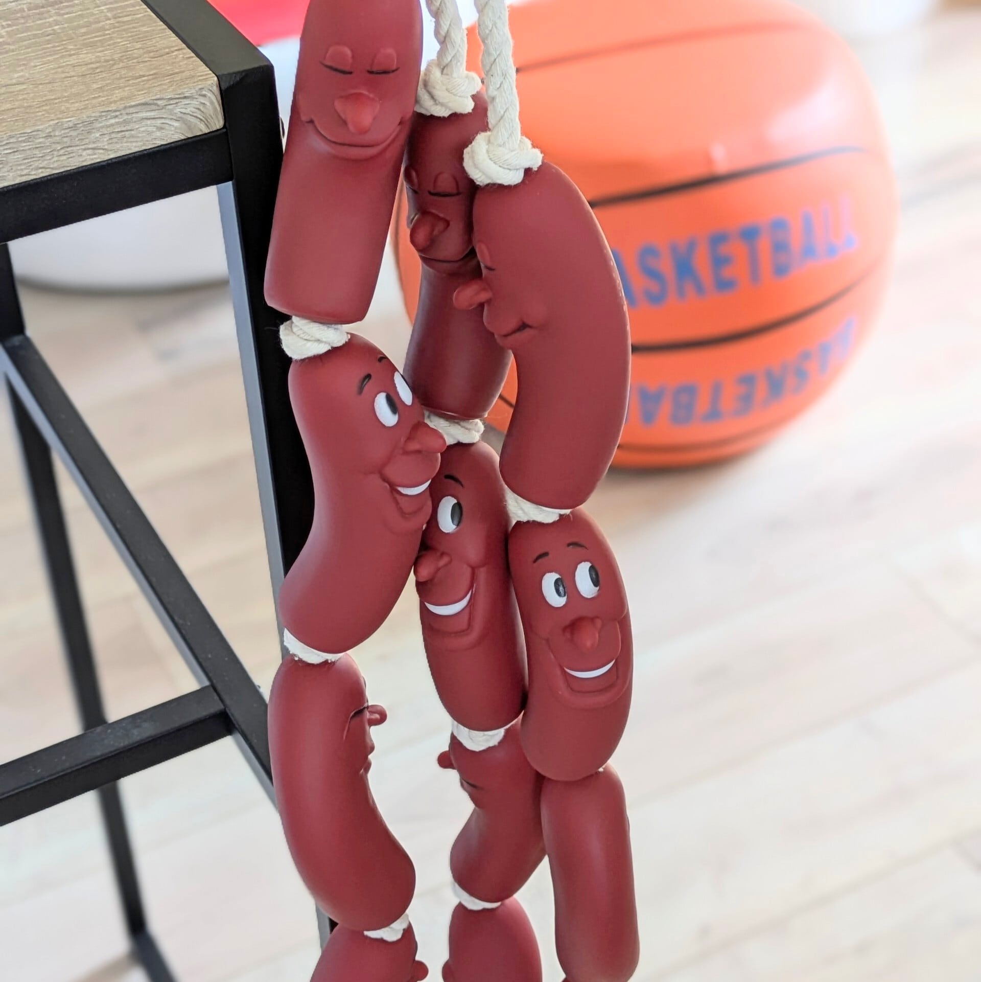 【 SAUSAGE ROPE ( ソーセージロープ ) 】 ソーセージくんたち / 装飾 / オーナメント 〚アメリカン雑貨 アメトイ〛