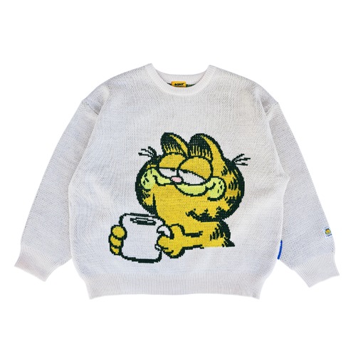 SEQUENZ×GARFIELD gf chill sweater(ivory)