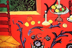 アンリ・マティス「赤い部屋」作品証明書・展示用フック・限定375部エディション付複製画ジークレ