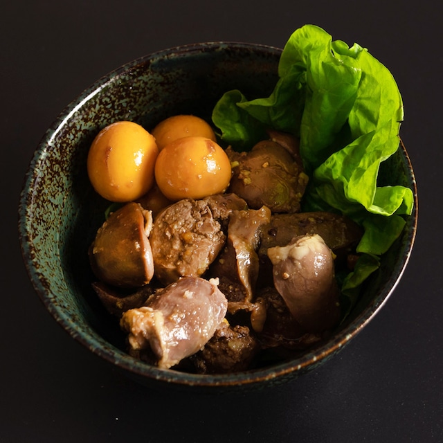 温めるだけ！新鮮モツの甘辛煮♪大摩桜 手作り「鶏もつ煮」(冷凍）