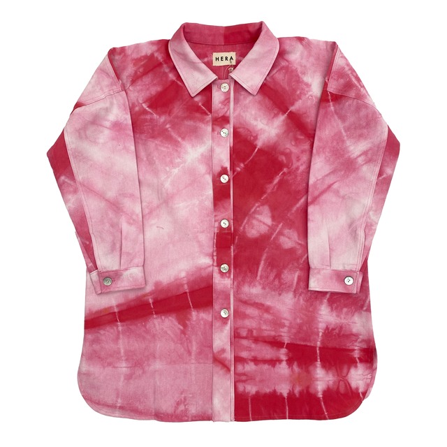 Hera_Oversized Shirt：Beetroot