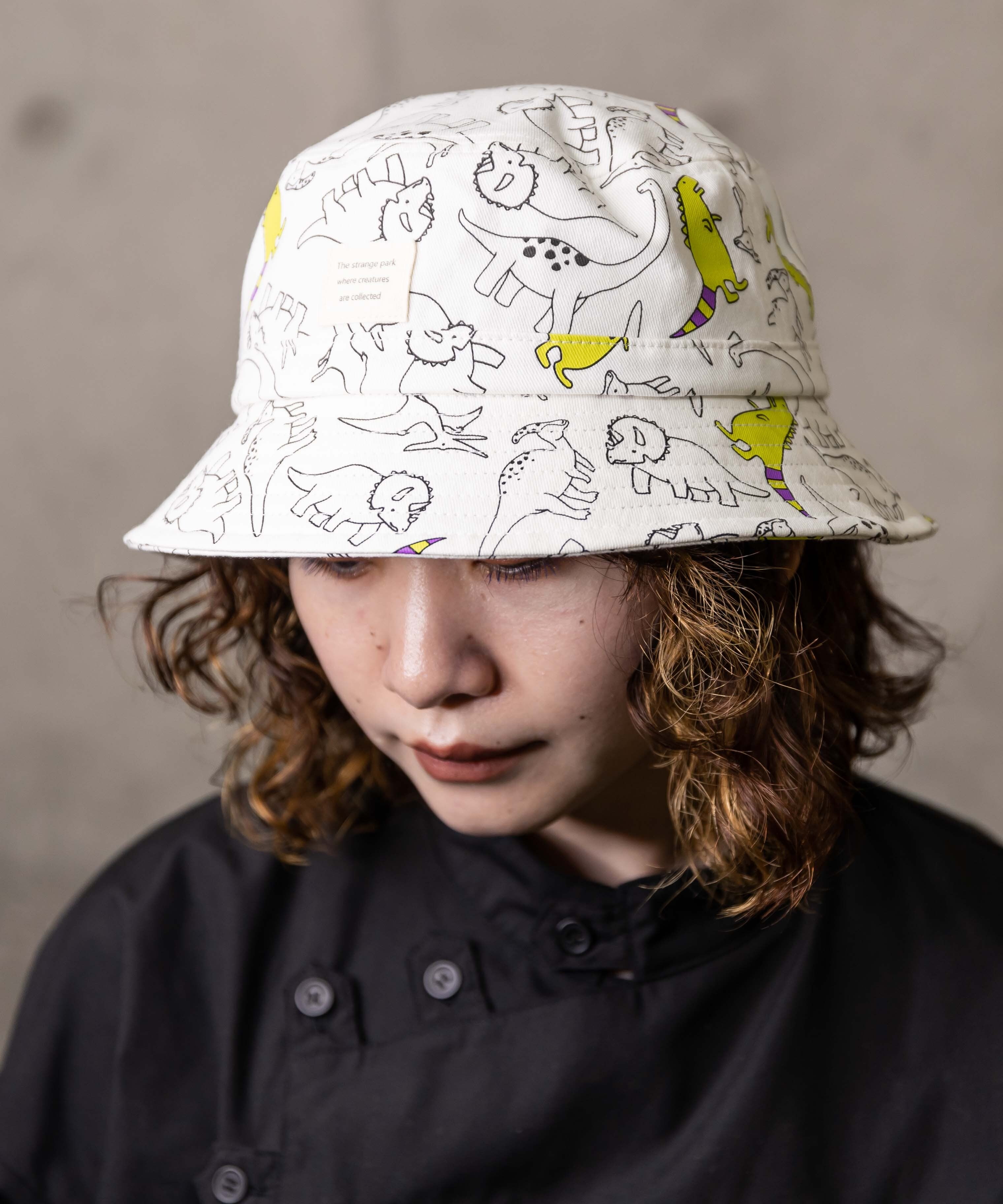 総柄恐竜バケットハット | オンラインShop無（帽子の通販）