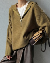 Long sleeve hooded pullover Sweater T20126