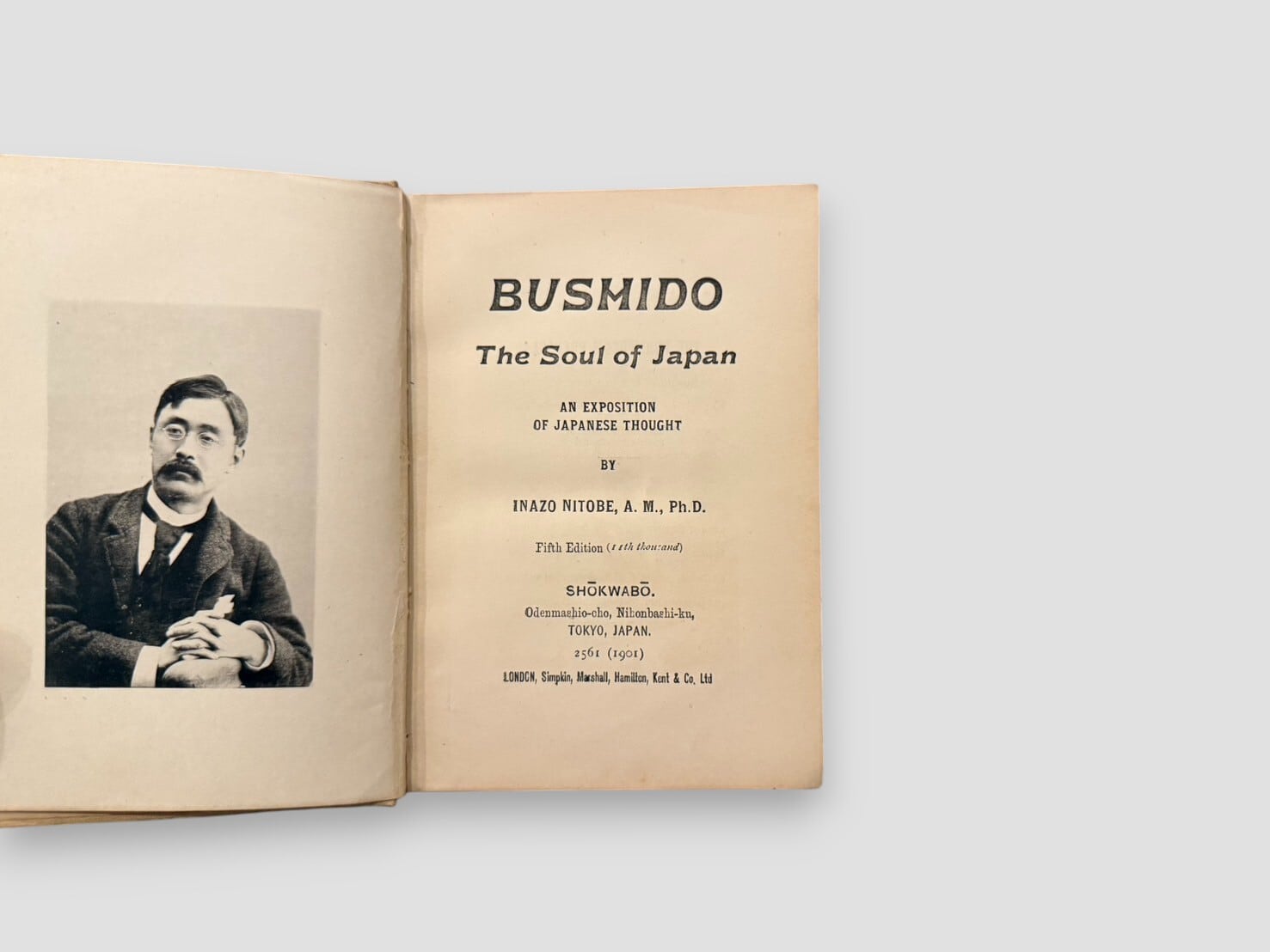 SJ786】【FIFTH EDITION】Bushido: The Soul of Japan(1901) /Inazo