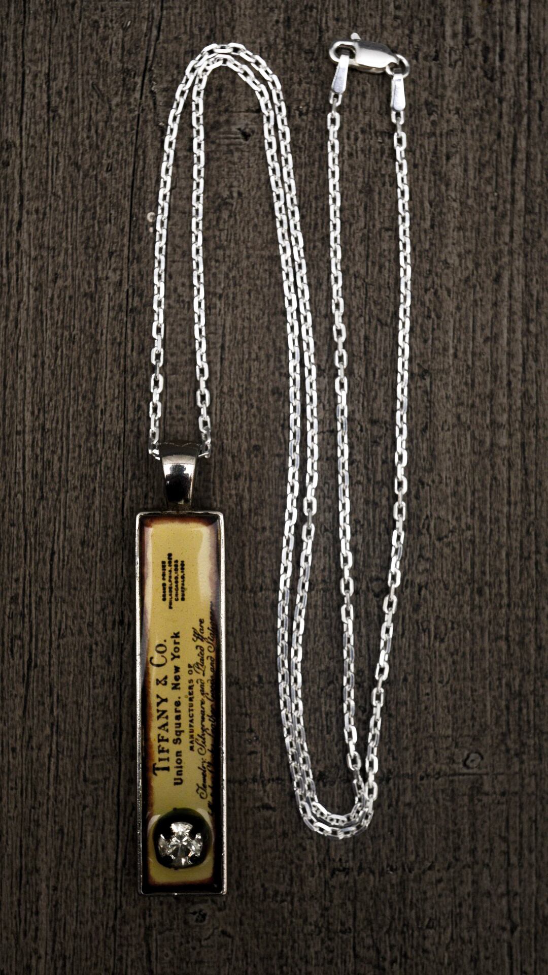 VINTAGE】TIFFANY&Co. ティファニー アドバタイジング バー ペンダント 