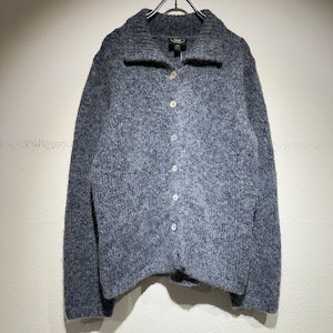 used mohair knit cardigan